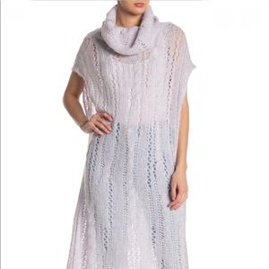 Free People Pirouette Tunic Sugar Cloud Sweater